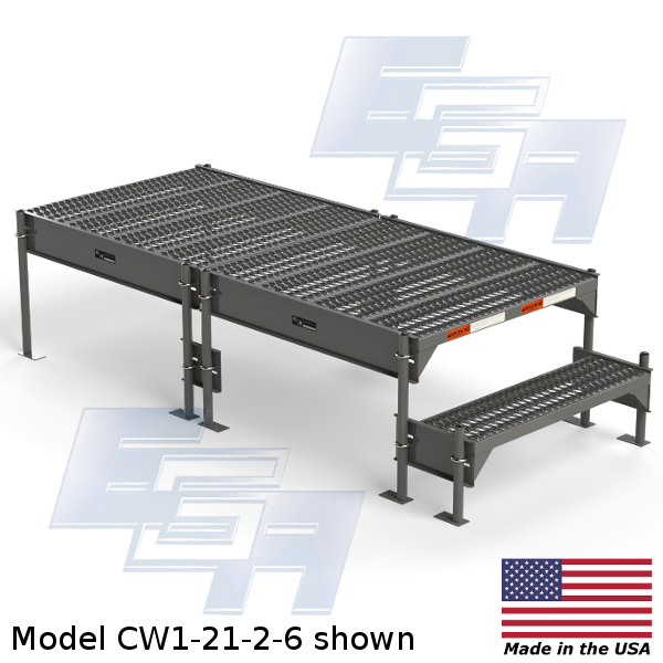 CW1-21-2-6 Custom Work Platform - EGA Products