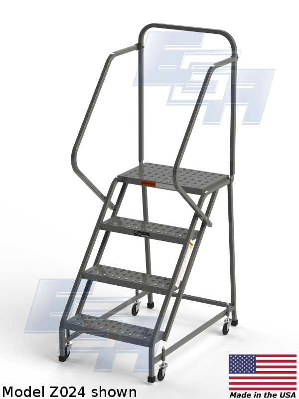 model z024 rolling ladder from ega products