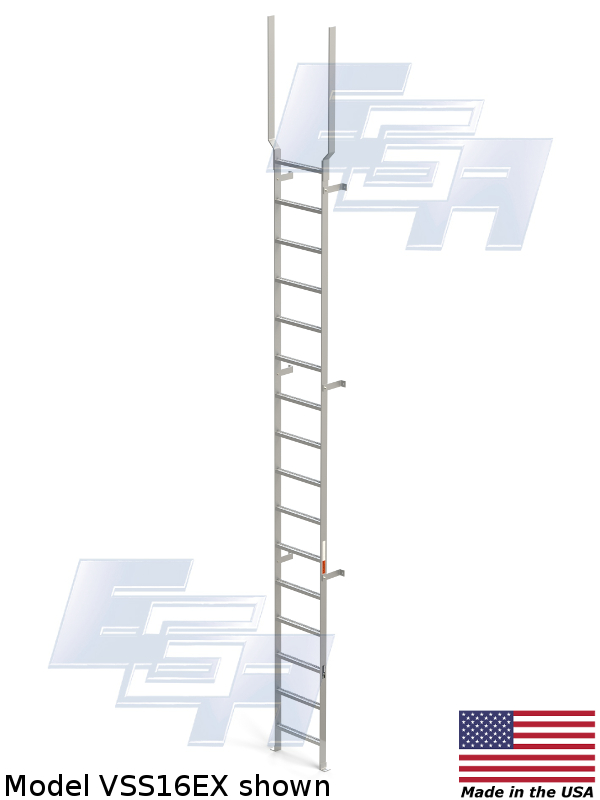 wall mounted ladder