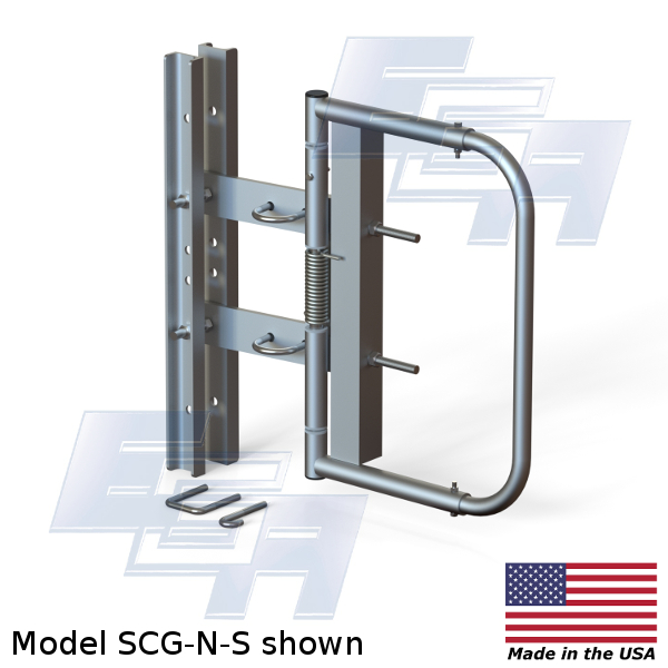 EGA Products industrial swing gate SCG-N-S stainless steel