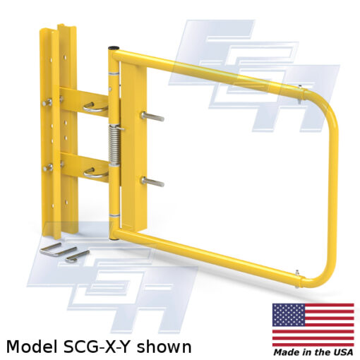 Industrial Swing Safety Gate (40″ – 48″ Wide Openings)