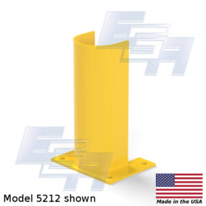 Pallet Rack Post Protector PP5212 Yellow with EGA Products watermark
